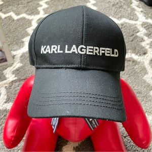 KARL LEGERFELD black baseball cap